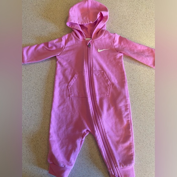 Nike Other - Nike Essentials Hooded Baby Coveralls, 6 months